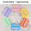 Bright Task Completion Board 6PCS Interactive Visual-tangerine 5