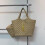 (Khaki) One-piece open tote bag 1