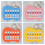 Bright Task Completion Board 6PCS Interactive Visual-tangerine 6