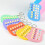 Bright Task Completion Board 6PCS Interactive Visual-tangerine 7