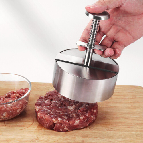 Burgerpresse i 304 rustfrit stål  11 cm 2