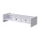 Living And Home White Monitor Stand Riser with 2 Drawers 3