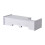 Living And Home White Monitor Stand Riser with 2 Drawers 5