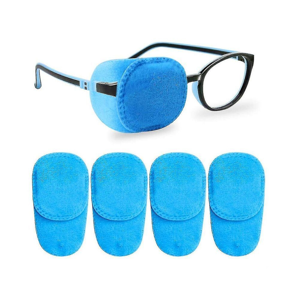 Blue 4 Pack Eye Patches For Kids Lazy Eye Amblyopia Strabismus Patch,