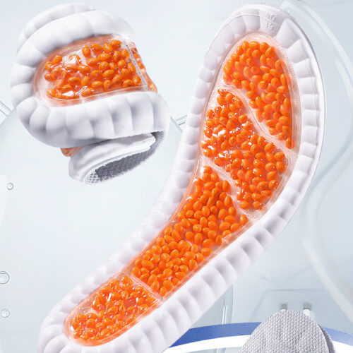 Sport-Einlegesohlen mit durchgehender Dämpfung Orange XXL