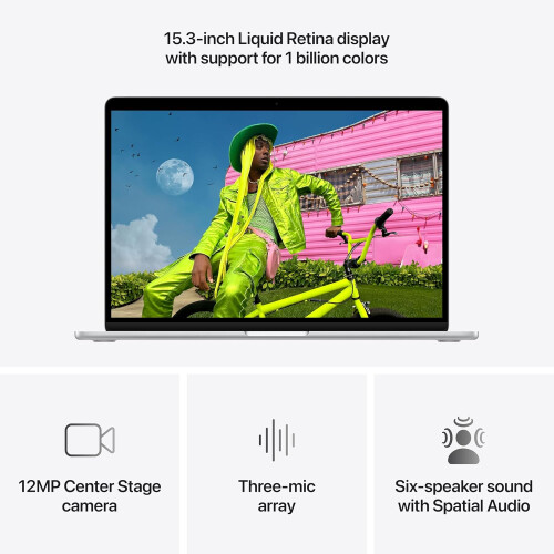 Apple Apple MacBook Air 15 polegadas (2026 M5) 512 GB (16 GB RAM) MDV94 Prata 1