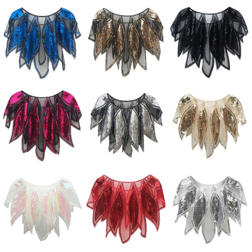Light weight Polyester Capes Decorated With Retros-color white 1