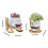 Creative Rocking Chair/Swing Faces Succulents Planter Cute-2 4