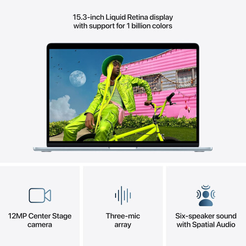Apple Apple MacBook Air 15 polegadas (2026 M5) 512 GB (16 GB RAM) MDVQ4 Azul Céu 1