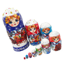 10 Layer Russian Matryoshka Nesting Doll FairyTale Design