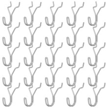 Pack Of 25 Nonrust Steel Pegboard Hooks Secure Design For Tools