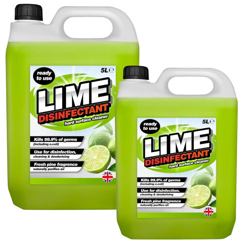 2 x 5L Lime Disinfectant Multi-Purpose Cleaner 1