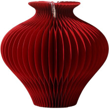 Folding Paper Vase Ornaments Centerpieces Cardboard Vases Art Folding Flower Vase Crafts for Home Decoration Accessories