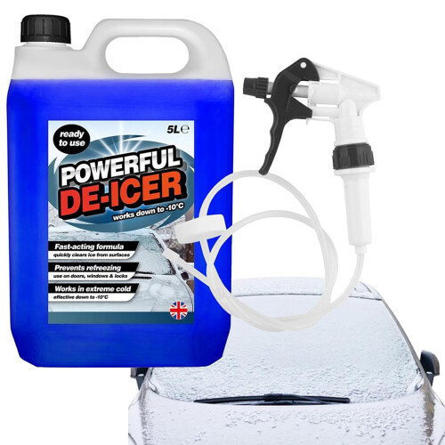 2 x 5L Powerful De-Icer With Long Hose Trigger 1