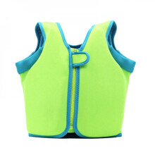 Kids Swim Life Jacket Float Vest Swimming Pool Buoyancy Aid 丨Suit For 4-5 years Green