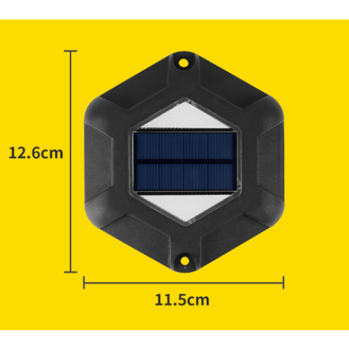Solar Light Solar Deck Light  Outdoor Step Pathway Lantern Garden Security Lamp White Light  Waterproof 2