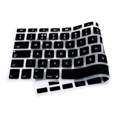 Capa de Teclado em Silicone Compatível com MacBook Pro 14 Polegadas (M4, 2024), Versão dos EUA