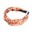 Leopard Pattern Knotted Headband Women Red 1