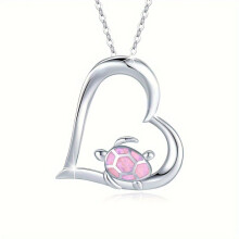 Sterling zilveren hanger met zeeschildpad