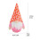 Light-Up Valentine Gnome Decor Plush Ornament 1pc 3