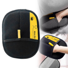 Doppelseitige Tierpflegehandschuhe, schwarz