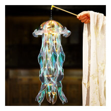Felinar LED cu formă de meduză – 4 culori, 45 cm