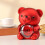 Geschenkbox mit konserviertem Rosen-Teddybär 5