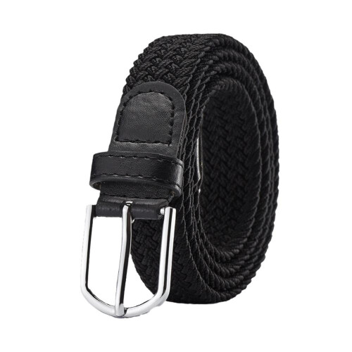 Elastiskt flätat bälte i kanvaslegering, unisex