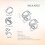 Sterling Silver Geometric Ear Cuffs Set Non-Piercing 5