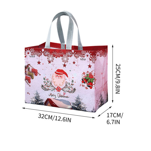 Sacolas de Natal com Alças – Reutilizáveis e Festivas 1