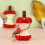 Plush Apple Core Doll Keychain 5.5 inch 5