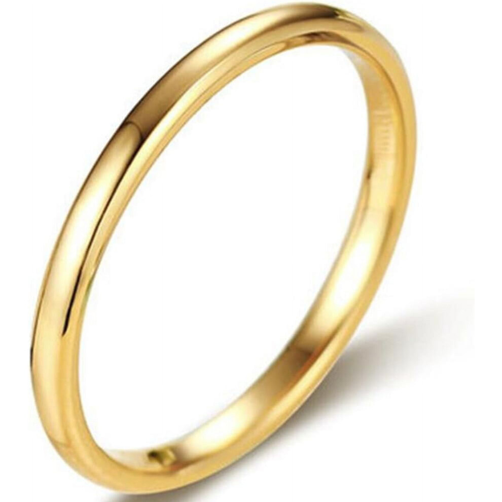 2mm Tungsten Carbide Stackable Ring