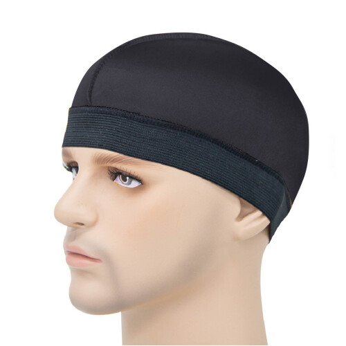Bonnet de nuit extra large en soie pour cheveux – Noir 1