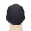 Bonnet de nuit extra large en soie pour cheveux – Noir 4