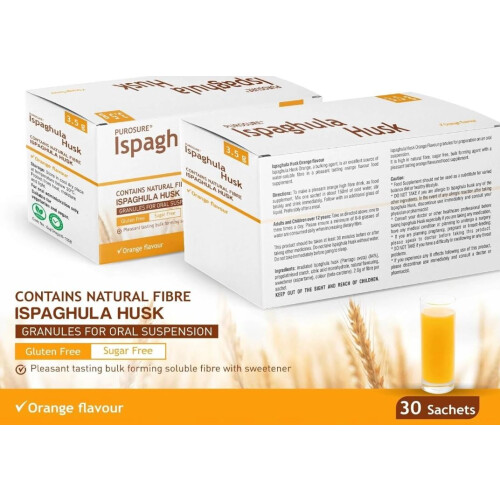 Ispaghula Husk Orange Granules Natural 30 Sachets 1