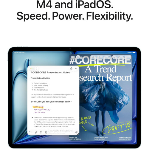 Apple Apple iPad Air 8.ª geração (2026 M4) 13 polegadas WiFi 256 GB Azul 1