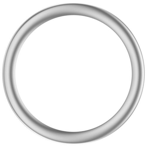Compatível com CMF Watch Pro 2: Aro Metálico + Película de Vidro Silver 1