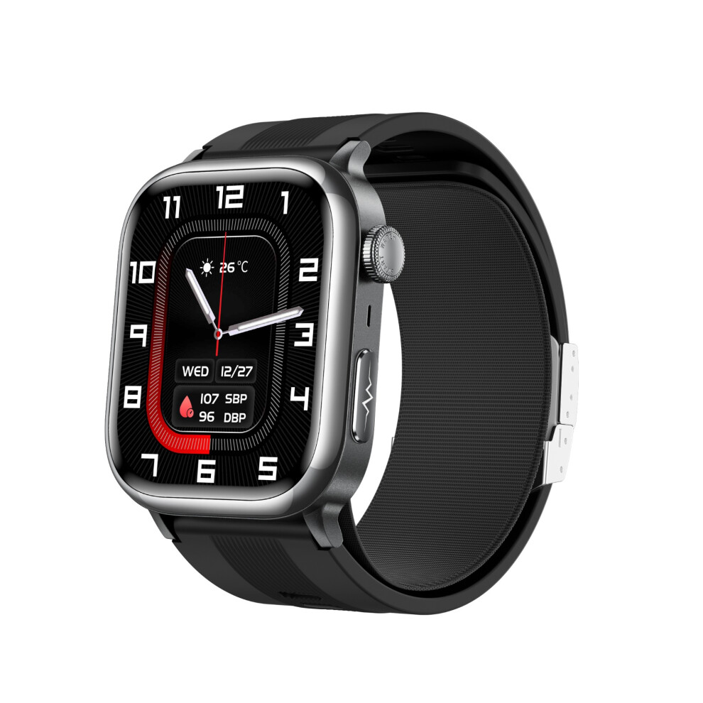 Smartwatch With Air Pump Blood Pressure & Ecg - Health Monitoring & Bluetooth Call Black 7314281220402