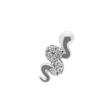 Piercing Luxenter de Circonita Brillante acabado en Plata de Ley 925 - Camum