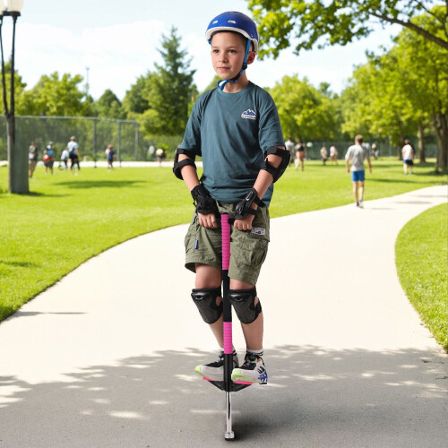 Pogo Stick infantil acolchoado, suporta até 35 kg 1