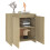 VidaXL (sonoma oak) vidaXL Sideboard Storage Cupboard Cabinet Buffet Highboard Engineered Wood 5