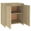 VidaXL (sonoma oak) vidaXL Sideboard Storage Cupboard Cabinet Buffet Highboard Engineered Wood 8