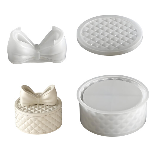 Striped Silicone Mould Roman Column For DIY-Bow  Storage
