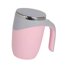 Automatic Stirrer Cup Food Grade 304 Stainless Steel-Pink