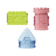 MultiFunctional Castles Building Block Molds Set of 3 for Kids