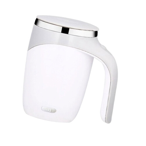 Mixing Coffee Cup Stainless Steel Texture Suitable for-White