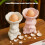 Easters Rabbit Eggs Cup for Holiday Table Setting White-White 4
