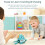 Play Toy For Both Water And Land Fun Featuring Pull Cord-Green 6