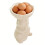 Easters Rabbit Eggs Cup for Holiday Table Setting White-White 5