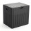 VOUNOT 126L Outdoor Storage Box with Lid, Lockable Deck Box, Black 1